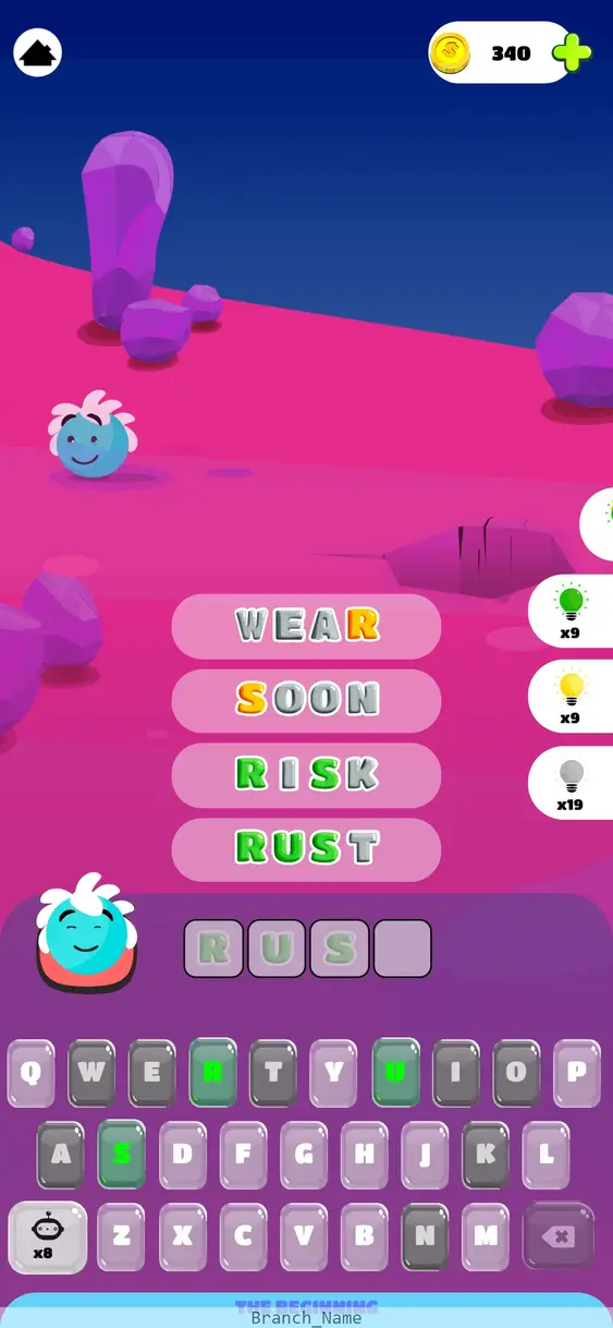 This picture is one of the Lingolish game screenshots