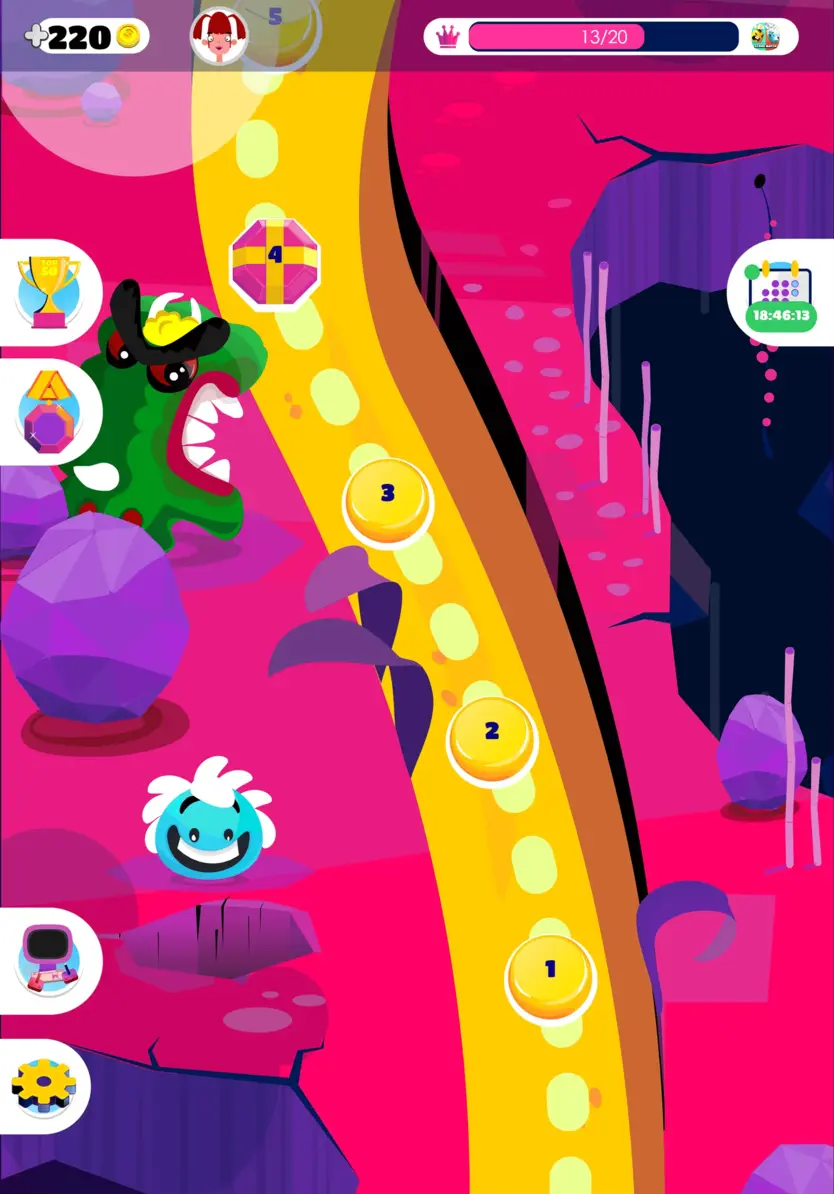 This picture is one of the Lingolish game screenshots